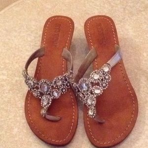 Mystique Wedge Heel Sandals Sz:7 Beautiful!